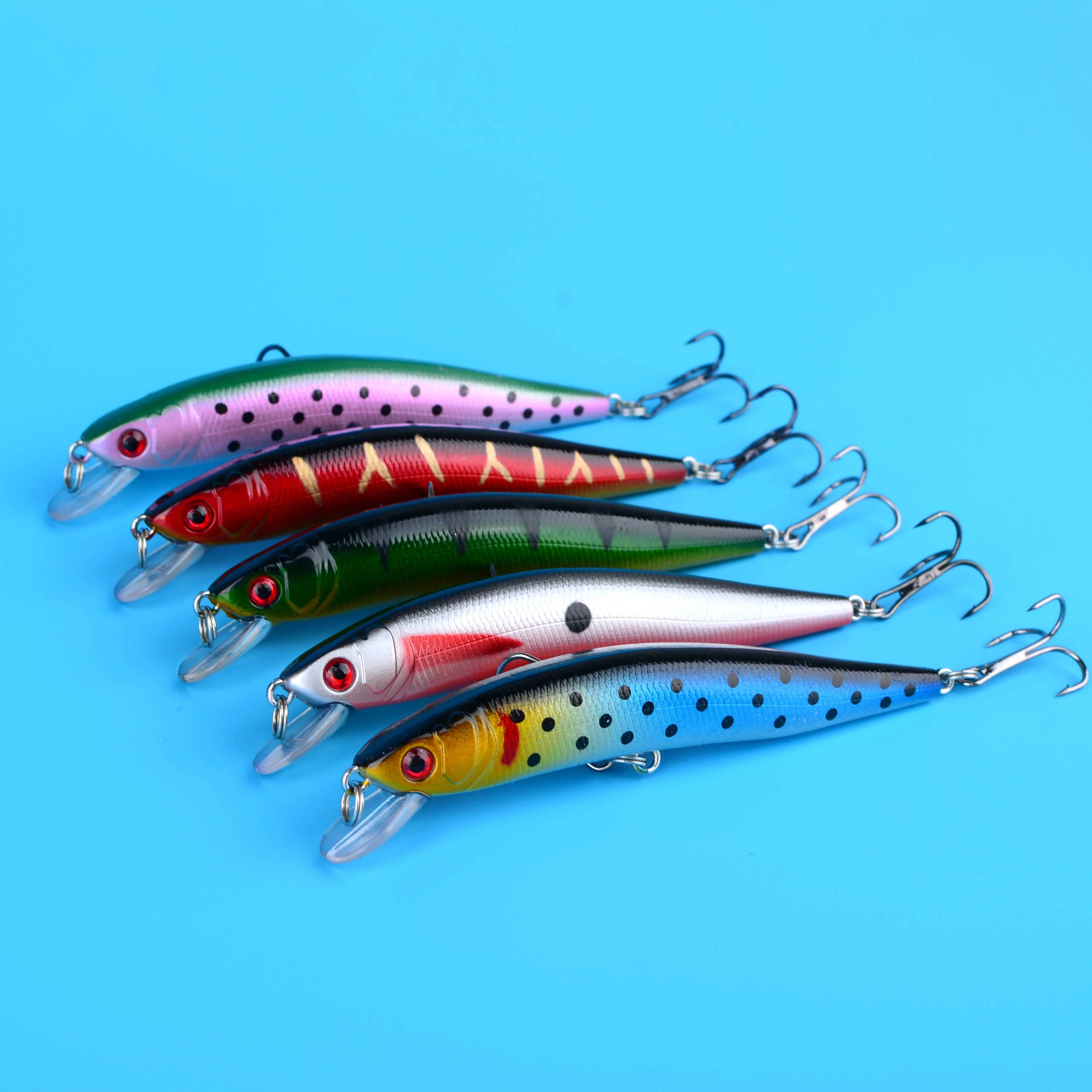 Crankbait Minnow flotante láser para lubina y lucio - imagen 5