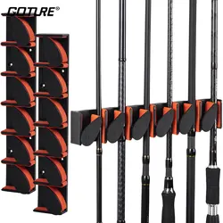 Goture Soporte de caña para pared – Organizador resistente