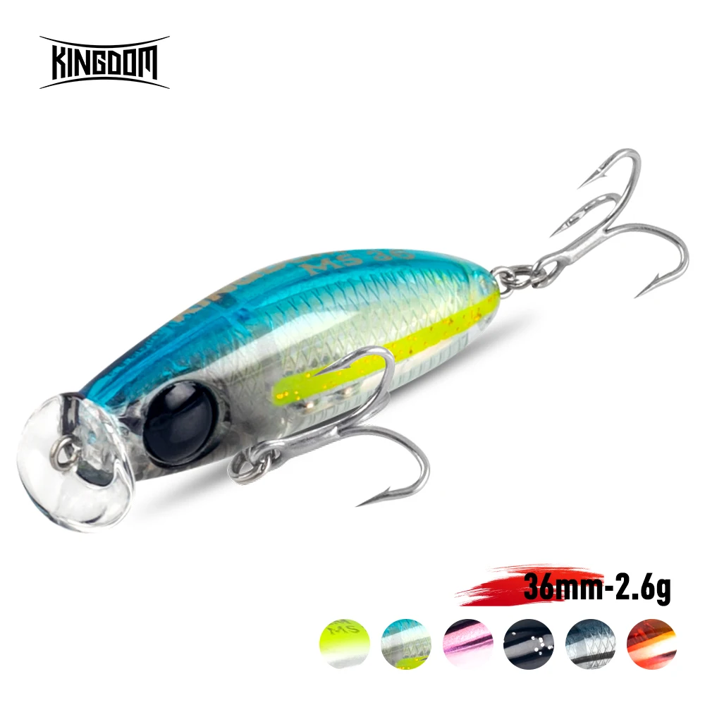 Kingdom Micro Minnow – Crankbait 36mm 2,6g para lubina y trucha