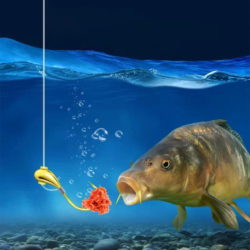 YOTO Jig Head para carpa – Anzuelos con cabeza de plomo - imagen 5