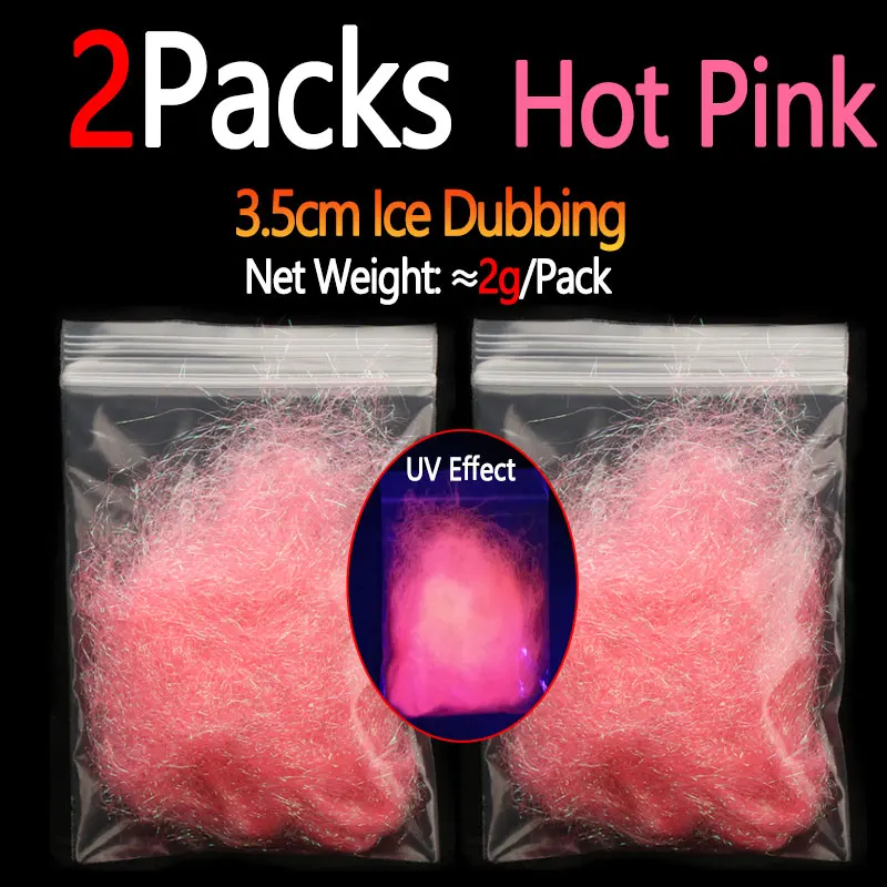2Packs Hot Pink