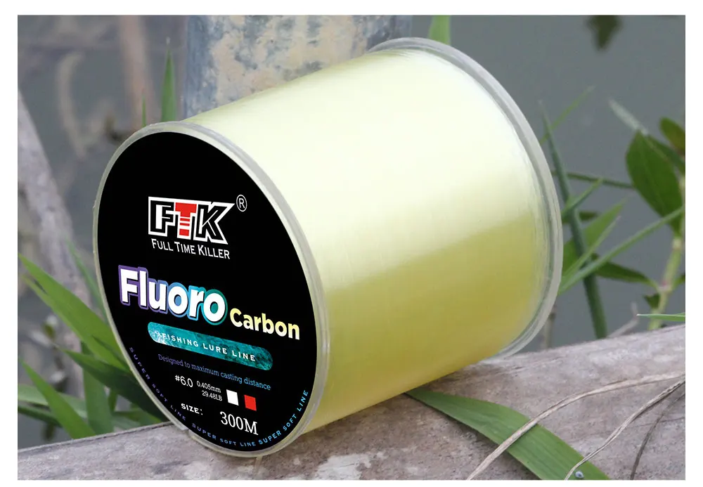Fluoro Carbon desata su próxima captura con una línea de pesca de alta calidad
