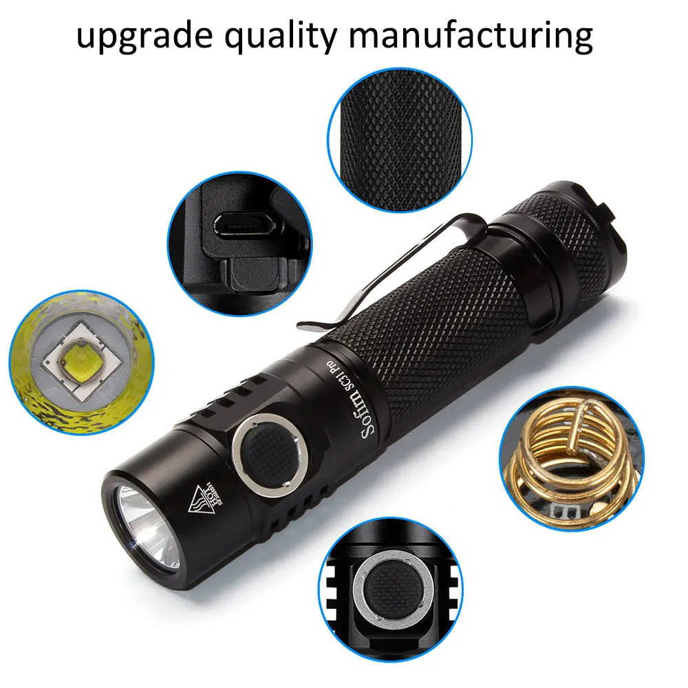 Sofirn SC31 Pro Linterna Recargable USB C Pesca Nocturna - imagen 2