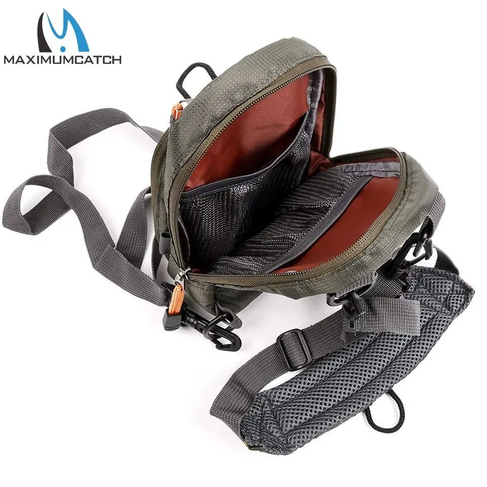 MAXCATCH Bolsa de pecho para pesca con mosca y almacenaje - imagen 4