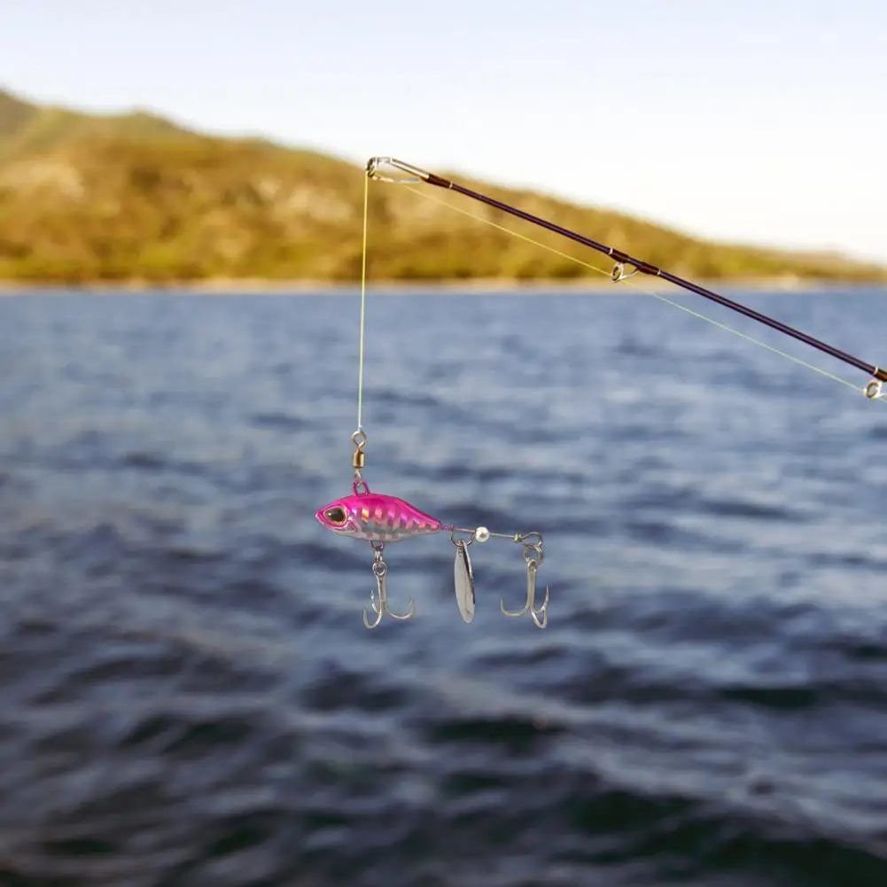 Cebo de pesca de Metal de 7/10/14g, ojos 3D, lanzamiento lejano, buena dureza, VIB, suministros de pesca - imagen 2