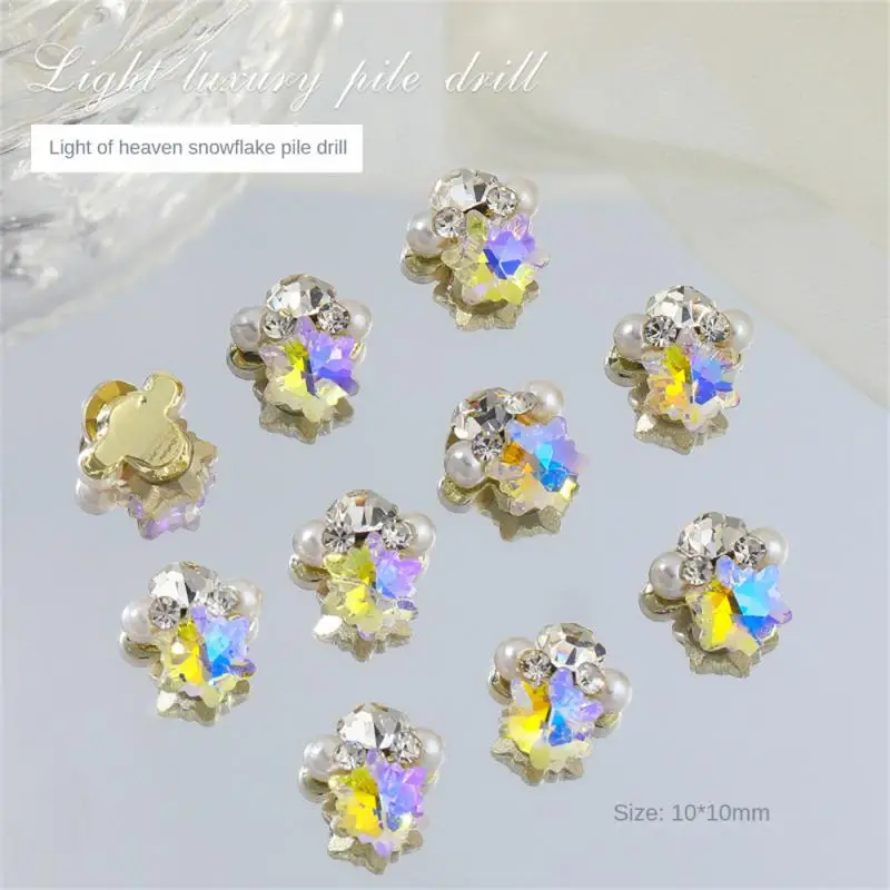 Gemas de joyería para uñas de 1/2/3 piezas, diseño de uñas, esmalte de uñas de Gel, decoración de perlas de diamantes de imitación de colores, herramientas para uñas, dijes de purpurina - imagen 2