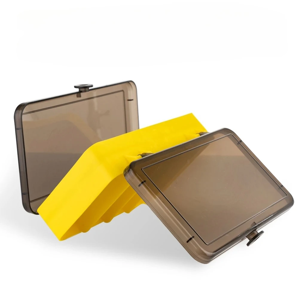 Caja pesca impermeable doble cara – Organizador de señuelos y anzuelos