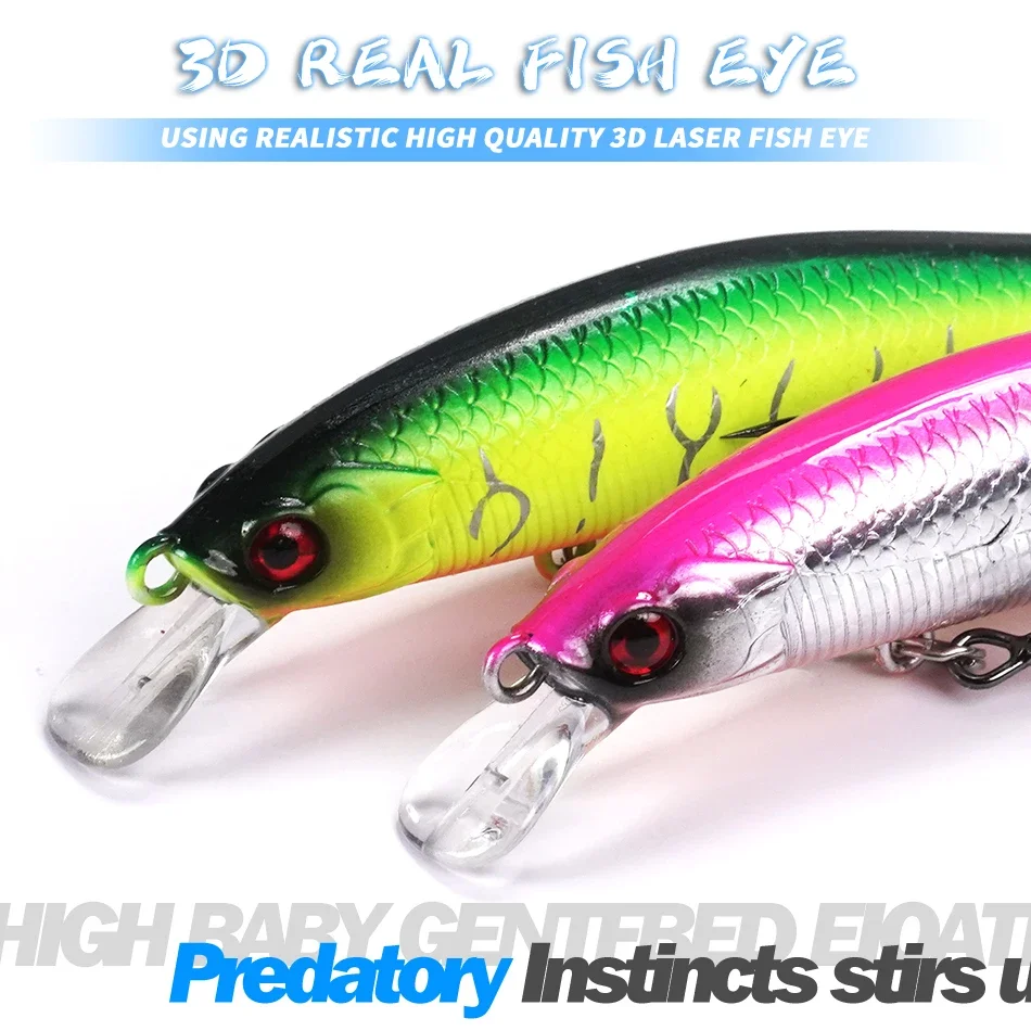 MOOKZZ-señuelos artificiales de pesca, cebos Wobblers de alta calidad para pececillos que se hunden, suspensión, modelo caliente, 6,5G/9G/11G - imagen 3