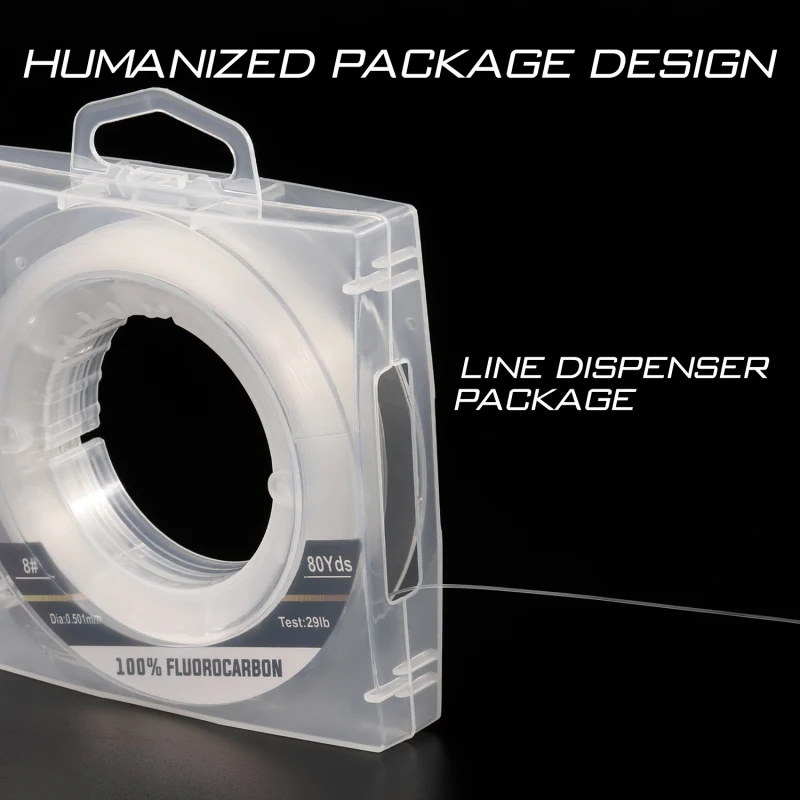 Sougayilang nueva línea líder 100% líneas de Pesca de fregadero de fluorocarbono puro 80M línea de Pesca 3-68LBS aparejos de Pesca de prueba Pesca - imagen 4