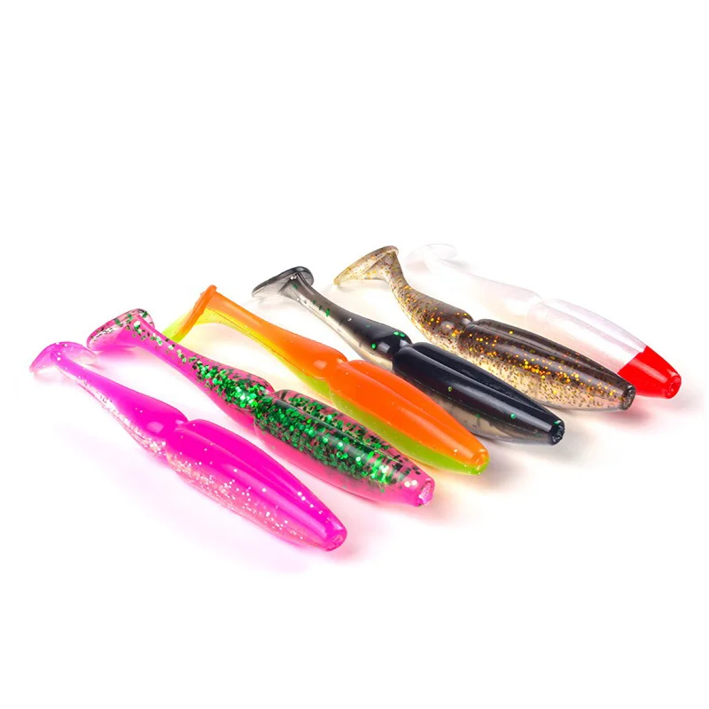 Señuelo Vinilo Jig Cola Grande – Anzuelo Offset para Pesca en Mar - imagen 5