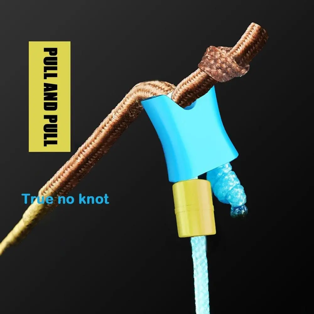 40/100 Uds punta de caña correas de amarre de caña rápida botón caña de pescar correa elástica punta de varilla hebilla autoblocante lazos definitivos organizador poste - imagen 2