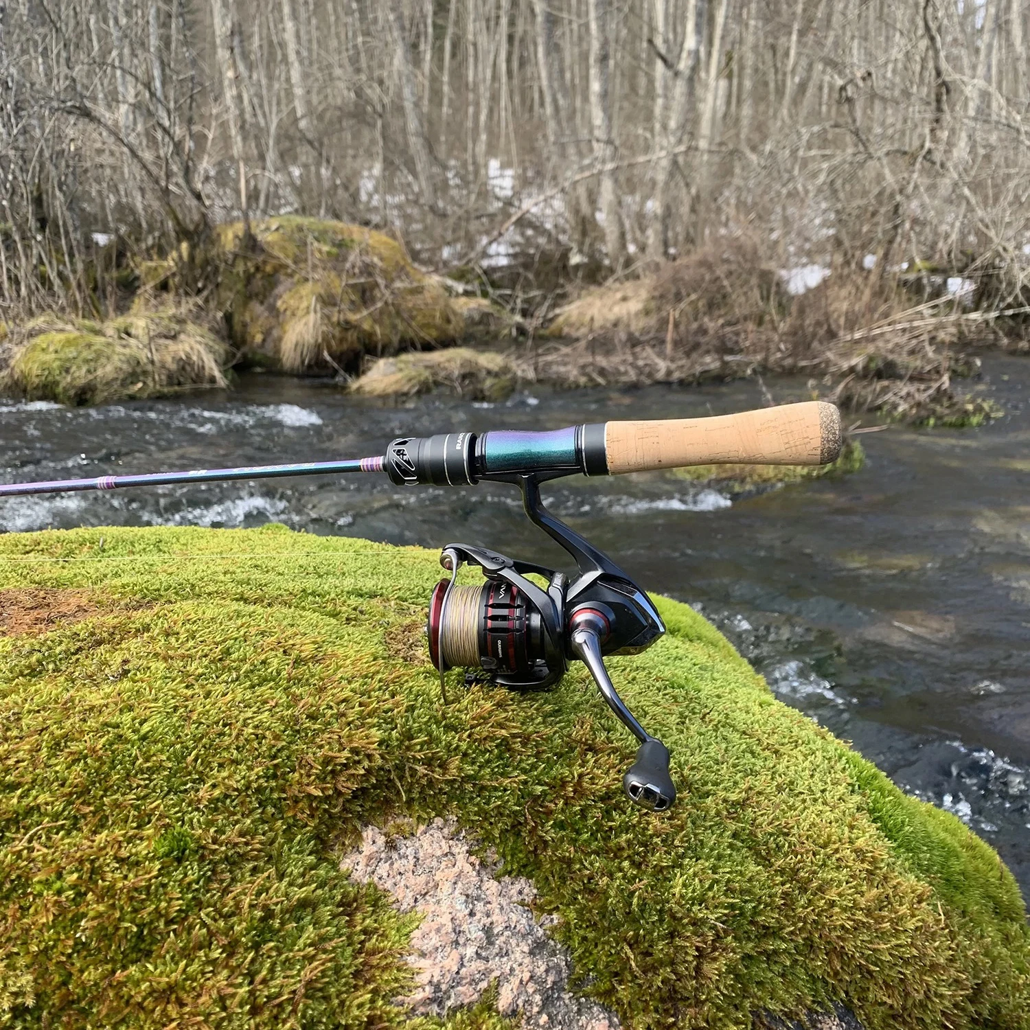 Carbon Fiber Ultralight Fishing Rod,Lure 1-8g Line 2-6lb,UL Rod Tip with FUJI Guide Ring,Casting Rod for Trout,Spinning Rod - imagen 4