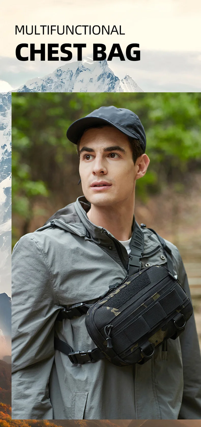 Explore el aire libre con una bolsa de cofre multifuncional para una conveniencia definitiva