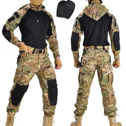Conjunto de pesca camuflaje algodón hombre - Ropa técnica de pesca