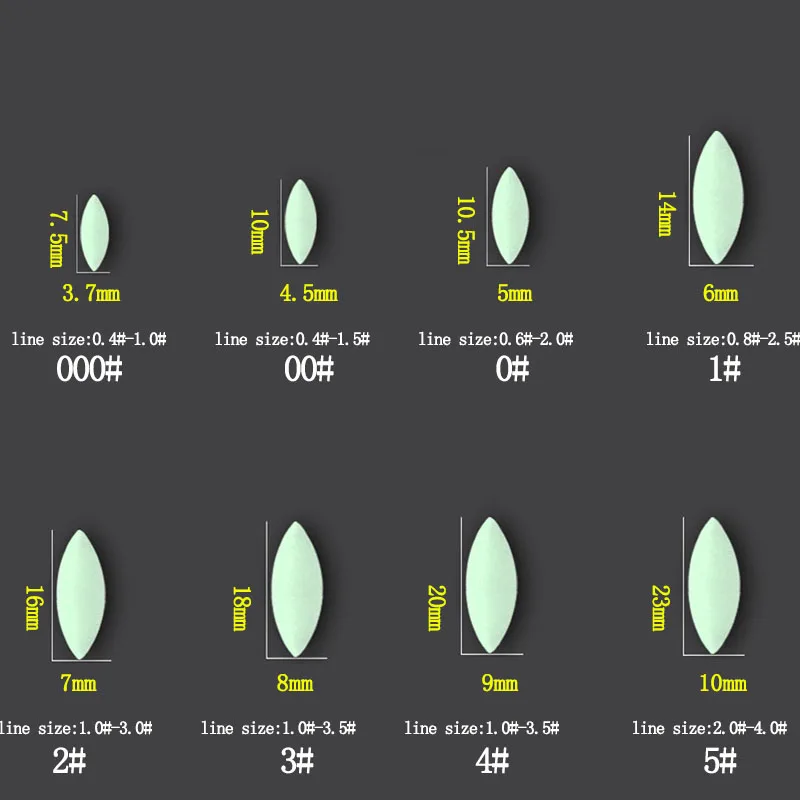 Flotador de pesca luminoso de siete estrellas, accesorio de aparejos de pesca con visión nocturna, venta al por mayor, 60 paquetes por lote, 00063 - imagen 2