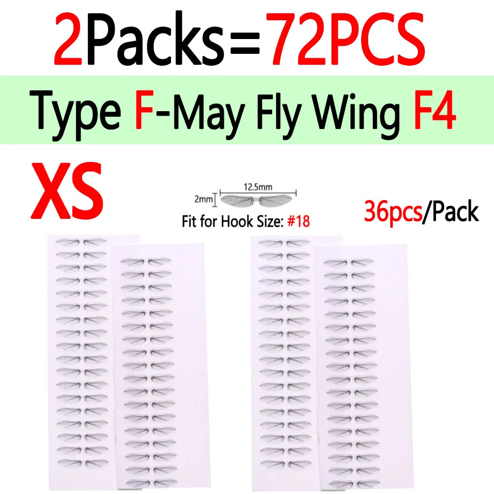 72pcs Type F4 XS
