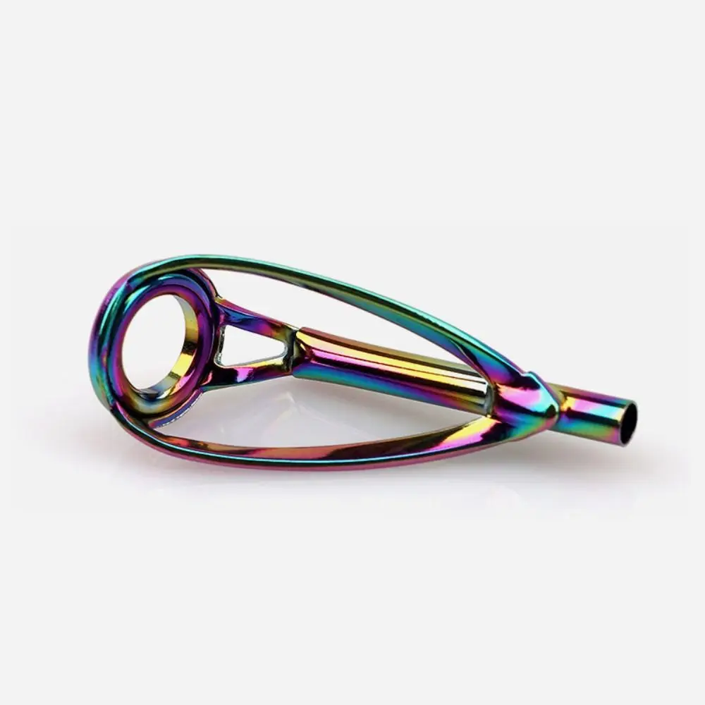 Anillo guía para caña de pescar, aparejos duraderos, Kit de reparación de Punta ovalada, piezas profesionales de acero inoxidable, 5 unidades por lote - imagen 5