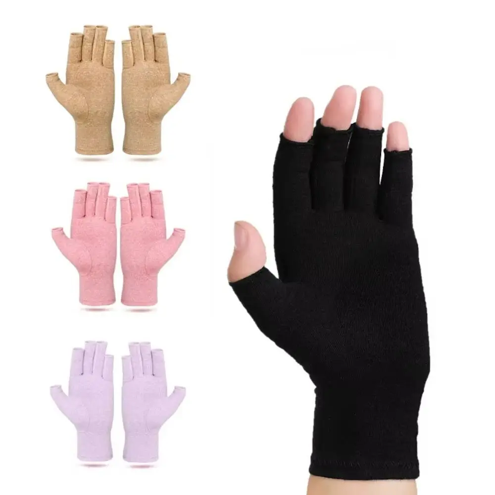 Guantes medio dedo para pesca – Neopreno elástico con compressión - imagen 2