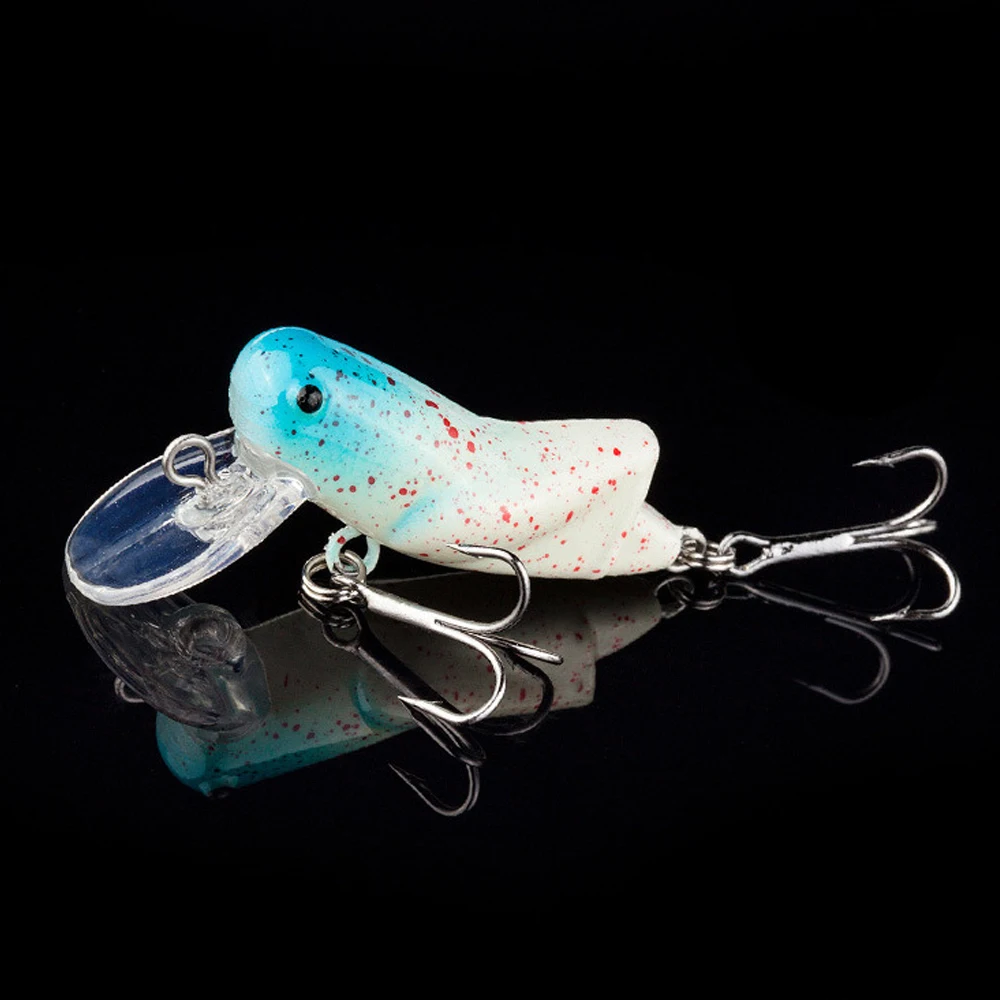 Señuelo de pesca biónico de insectos, cebo duro de 46mm y 3,9g, saltamontes, piscardo, calamar, Swimbaits artificiales, aparejos de pesca de lubina, Lucio, 1 piezas - imagen 4