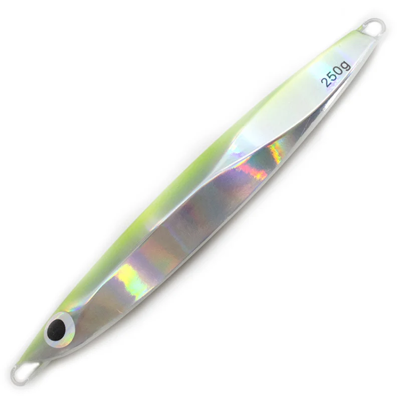 Señuelo de pesca con forma de hoja, cebo luminoso de Metal, 150g, 200g, 250g - imagen 4