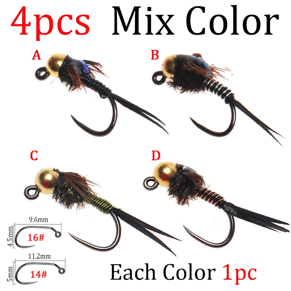 4pcs Mix Color