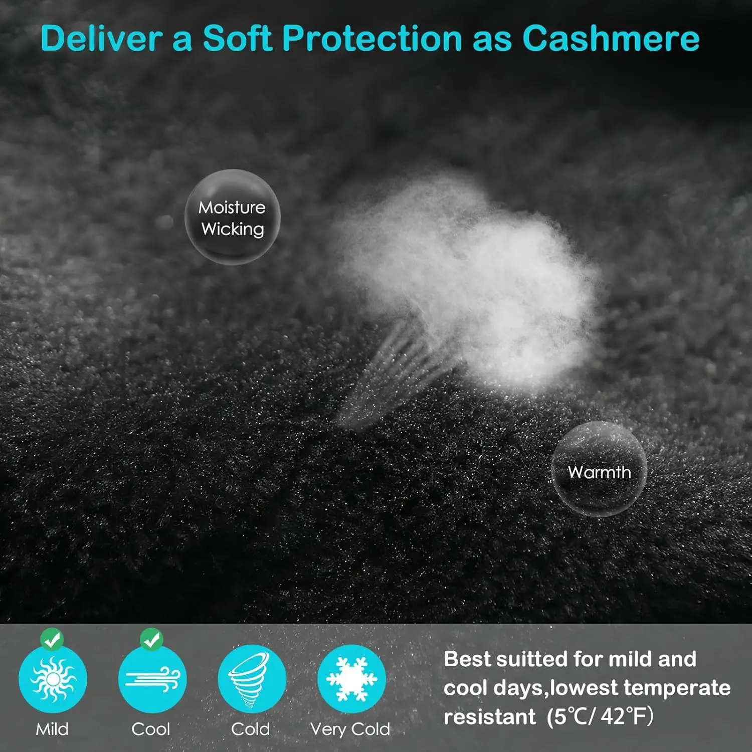 Guantes cálidos para ciclismo, manoplas de felpa a prueba de viento para otoño e invierno, guantes con pantalla táctil y dedos completos para ciclismo, montar, esquiar y pescar 2026 - imagen 2