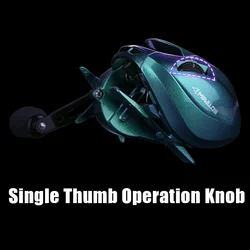 Carrete Baitcasting Mavllos Athlon BFS – Ultraligero con rodamientos NMB