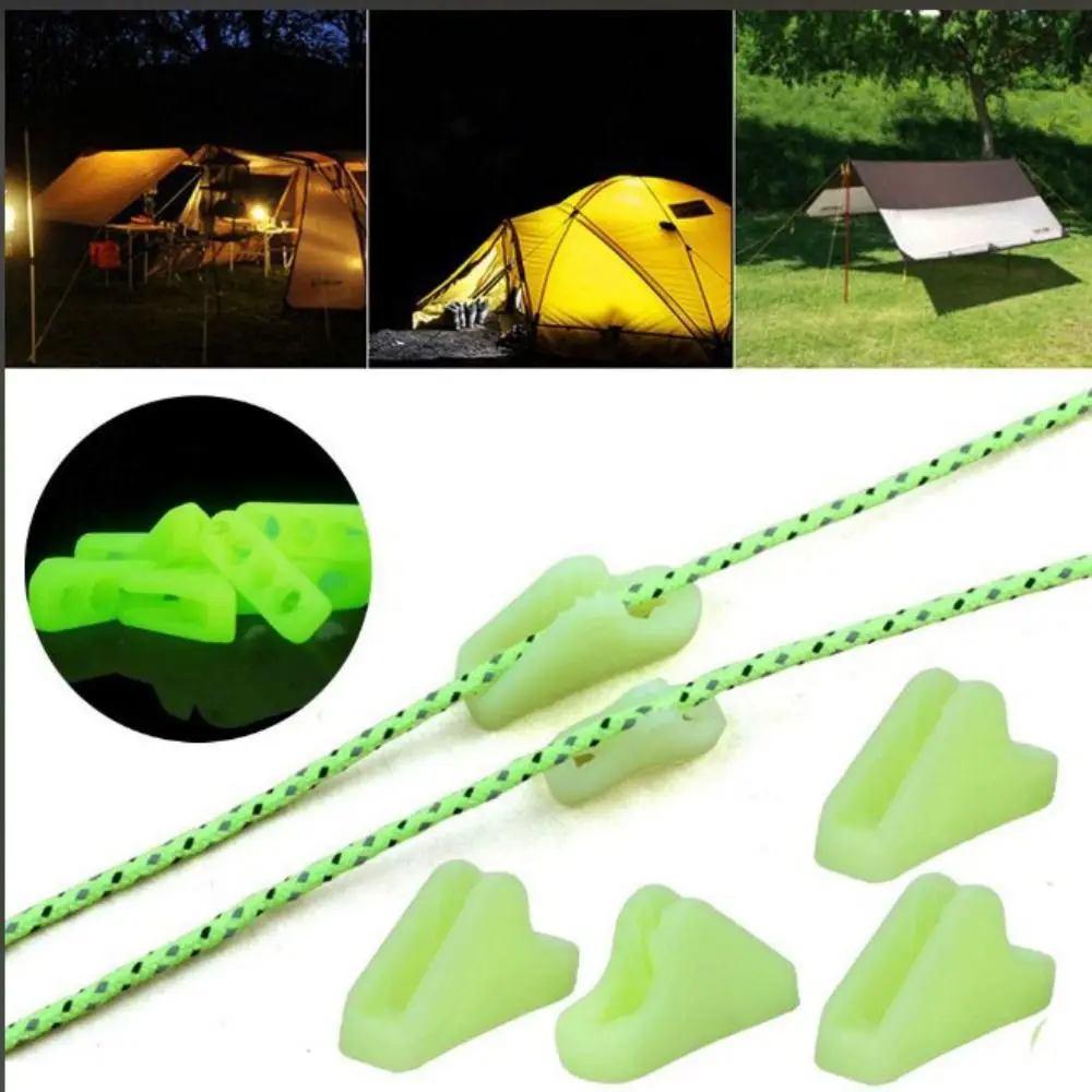 Cuerdas Guyline reflectantes con tensor para acampada y tienda - imagen 5
