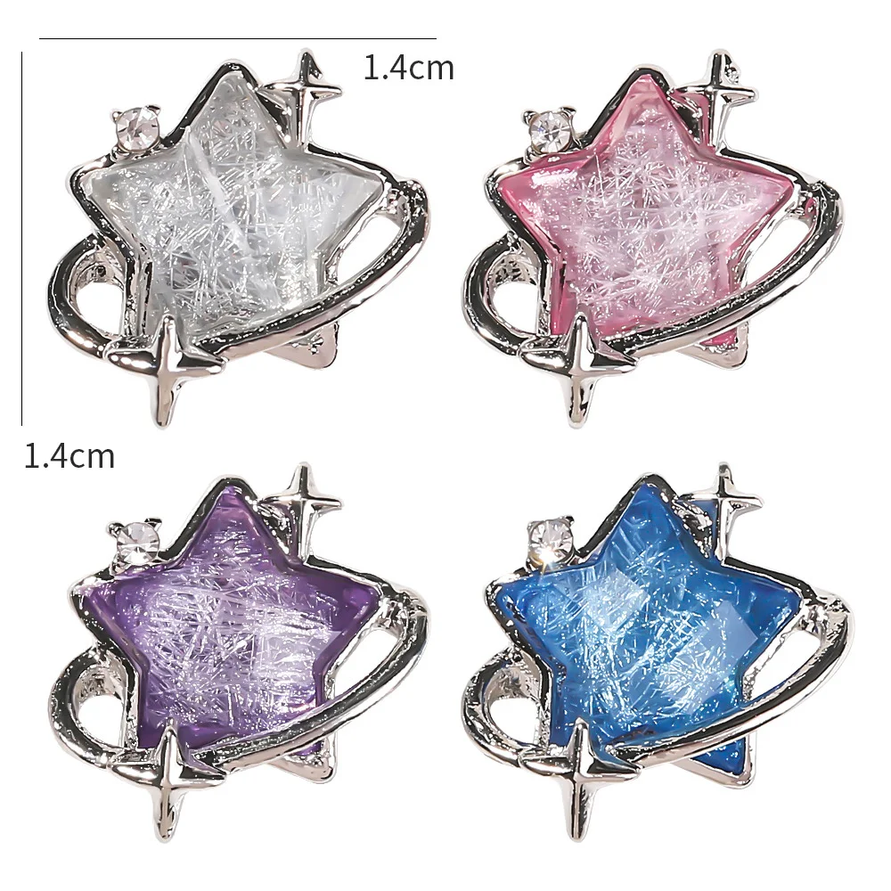 Diamantes de imitación Multicolor para uñas, taladro de uñas exquisito y llamativo, moderno, añadir un toque de Glamour, fácil de aplicar y quitar - imagen 5