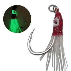Señuelo luminoso calamar anzuelo ayuda jigging mar brillante efectivo