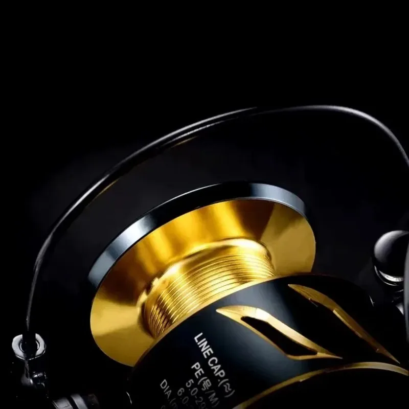 Mavllos-carrete giratorio EZGO para pesca en agua salada, accesorio con mango de tornillo, potencia de 27kg, relación 5,2: 1, anticorrosión, Jigging, Grouper - imagen 5