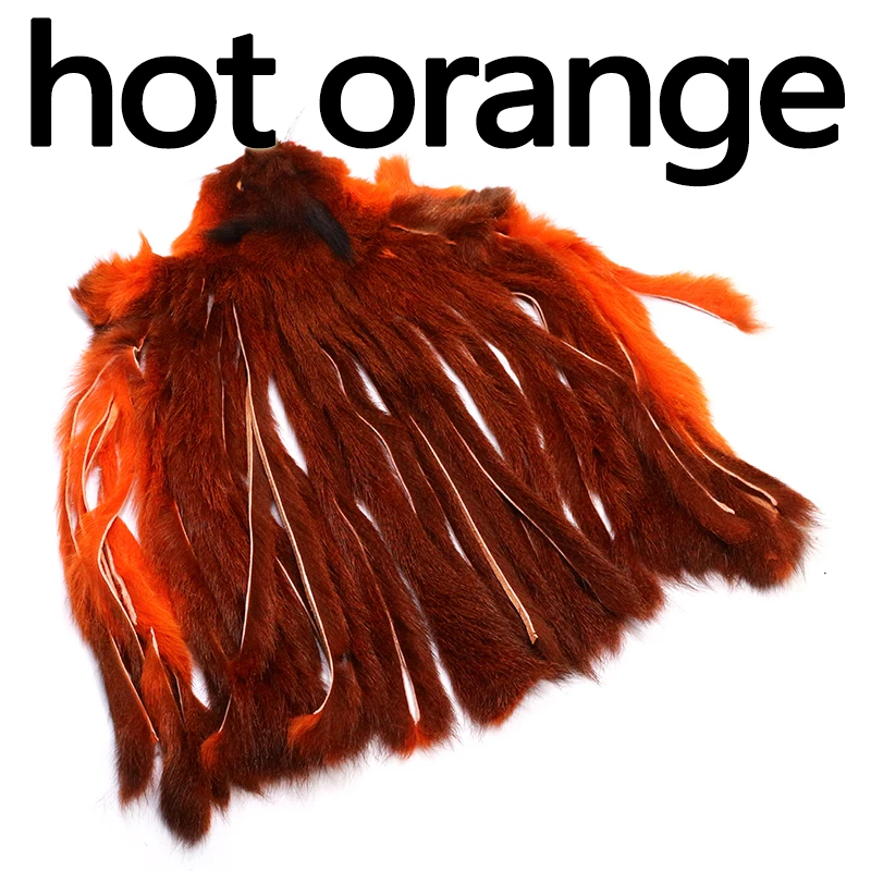 precut hot orange