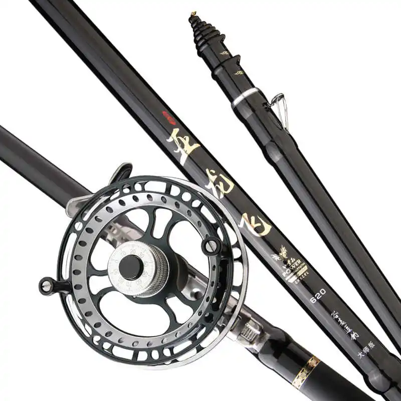 Caña de pescar Fiy sin hilo, superdura, de mano, tres posicionamiento, accesorios de Pesca - imagen 2