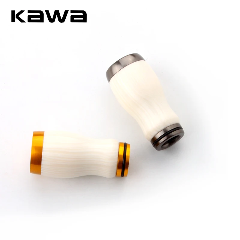 Kawa-perilla de carrete, accesorio de mango de pesca para Spinning S/D, perilla de marfil de imitación de gota de agua, bricolaje, nuevo - imagen 2