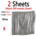 2 Sheets White