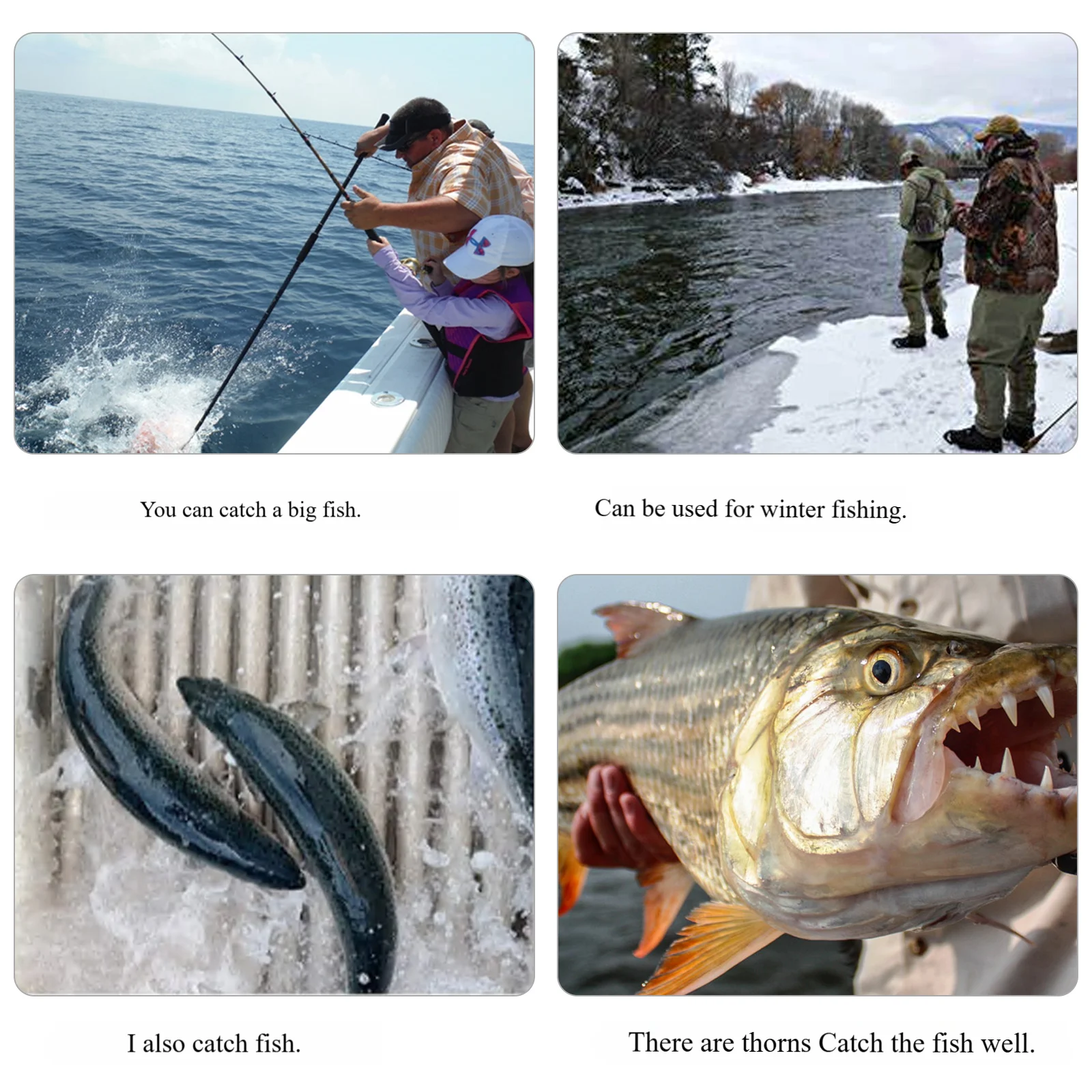 Caña de Pesca Telescópica Sanlike – Acero inoxidable y mango antideslizante - imagen 4