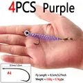 4pcs Purple