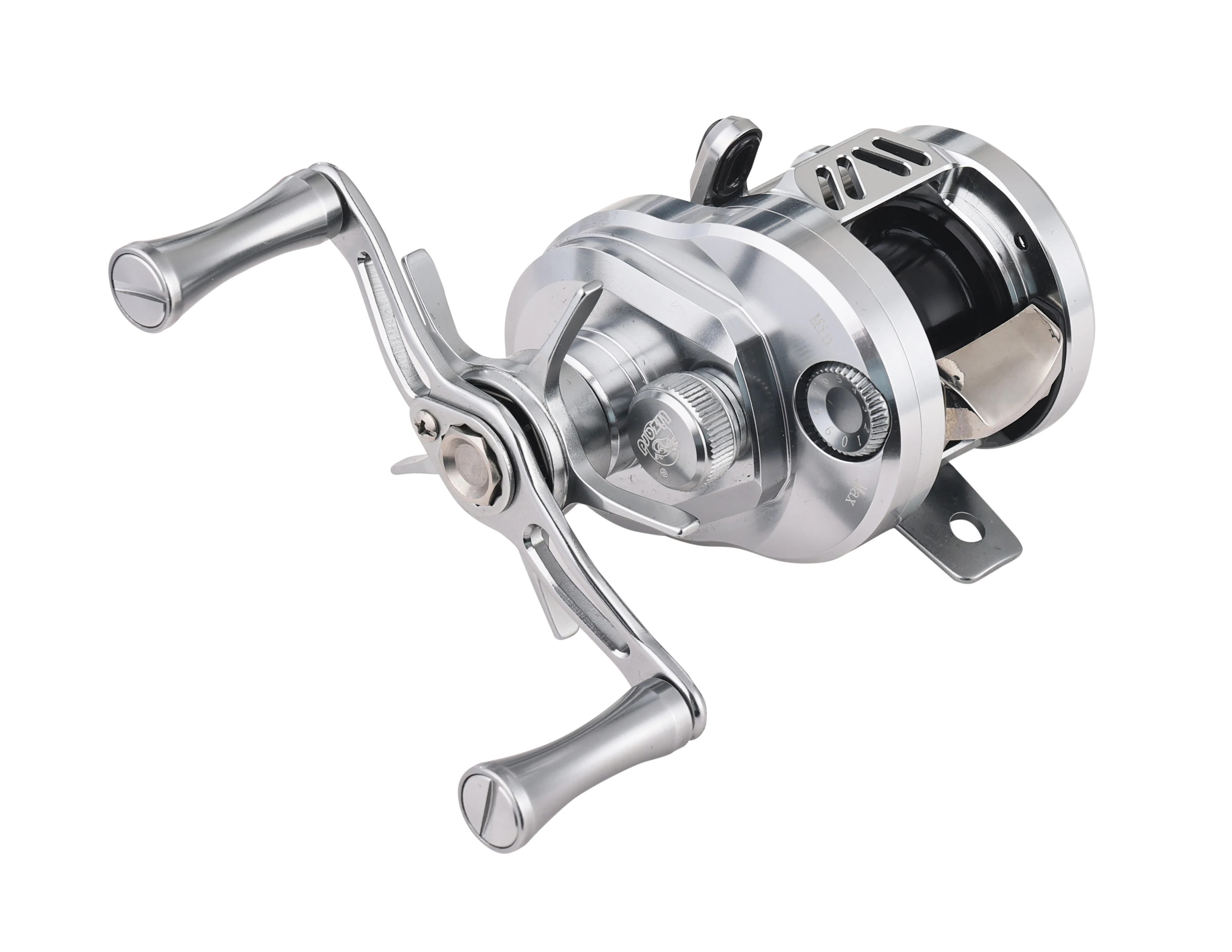 Carrete de pesca de lagarto BOKI PRO, carrete de baitcaster de mirco con pesa 139g, relación 7,6:1, cuerpo de aleación CNC, carrete de baitcasting poco profundo - imagen 5