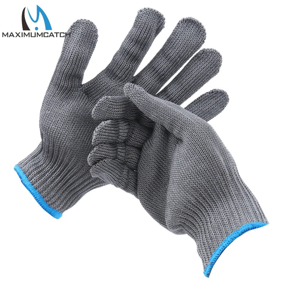 Maximumcatch Guantes de pesca protectores duraderos, hilo de punto Tuff, anticorte - imagen 3