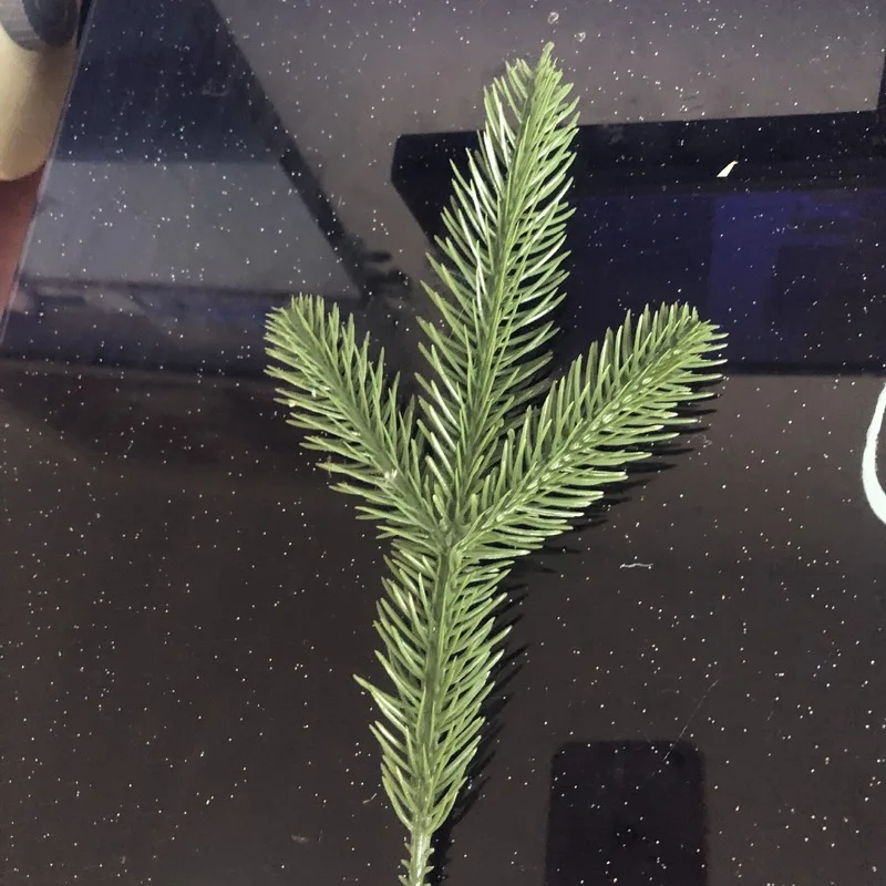 Plantas artificiales con ramas de pino, accesorios para árbol de Navidad, decoraciones para fiesta de año nuevo, adornos de Navidad, regalo para niños, 10 piezas - imagen 5