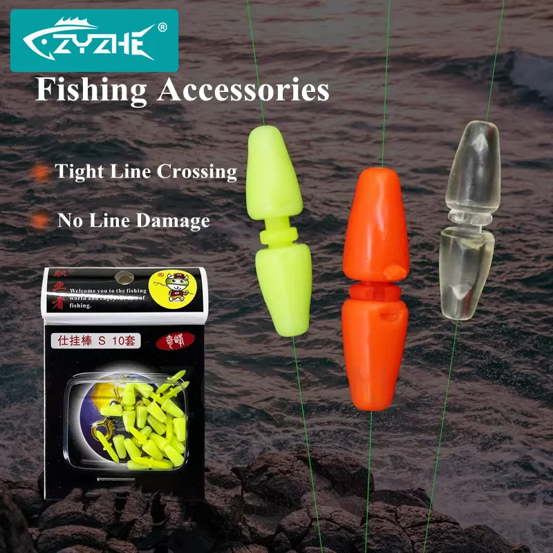 ZYZHE 20 Piezas/2 Bolsas, Bloqueador de Flotadores para Pesca en Roca, Evita que el Flotador se Deslicue hacia Abajo, Accesorios para Pesca con Flotador - imagen 3