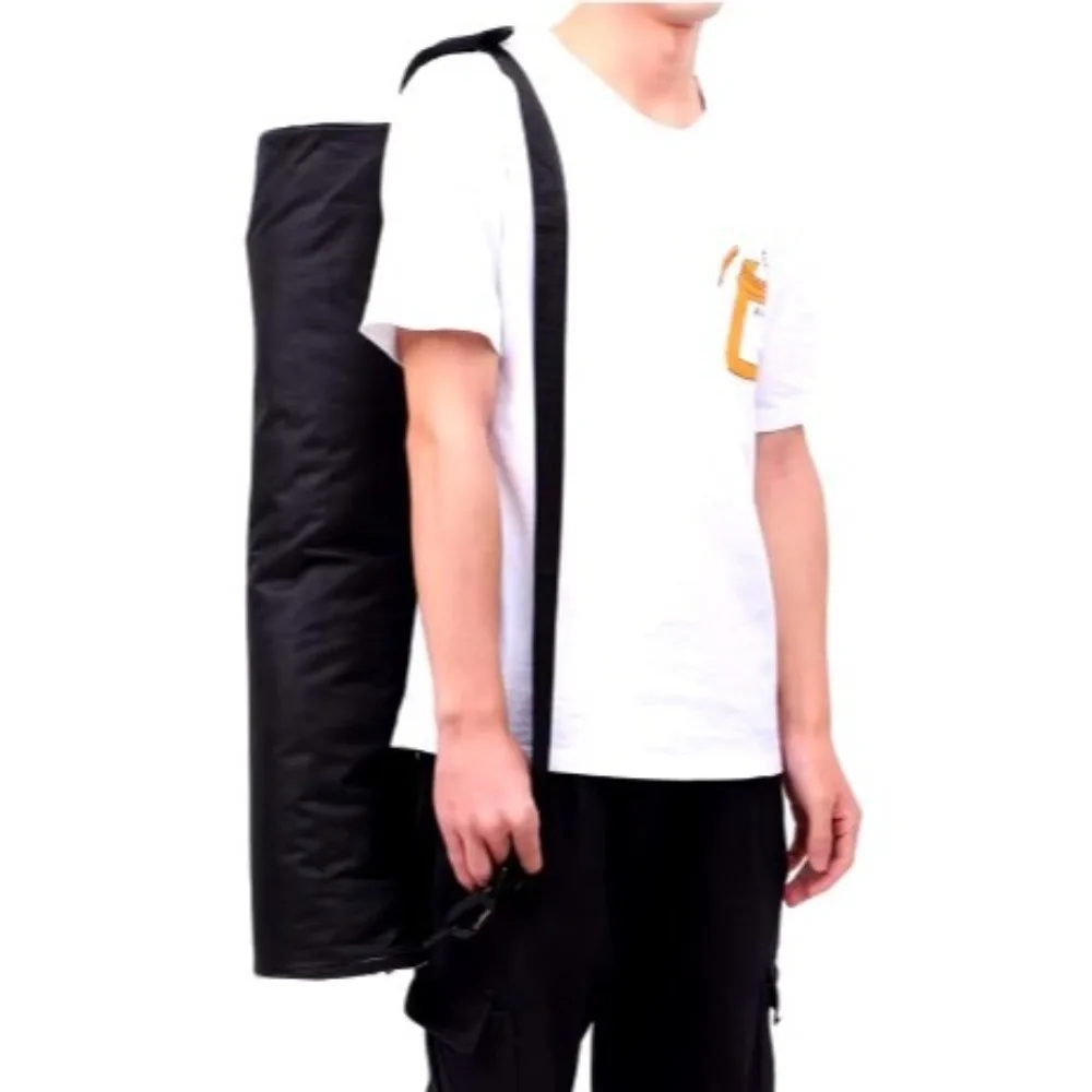 Bolsa para esterilla de Yoga gruesa, plegable, con doble cremallera, esterilla de Pilates, mochila, bolsa de transporte, funda para almohadilla deportiva de gran capacidad para hombres y mujeres - imagen 5