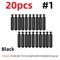 20pcs black size 1