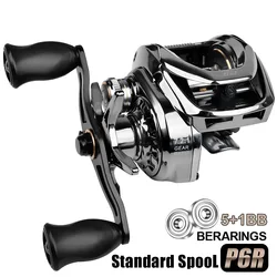 Carrete Luya Water Drop 7.2:1 Lanzamiento largo 5+1BB con alarma