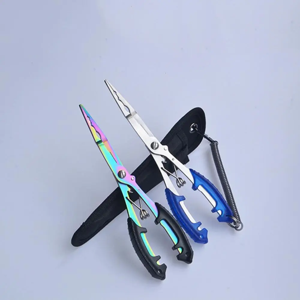 Cortador de línea de pesca, herramienta de pesca, accesorios de pesca, aparejos de pesca de acero inoxidable, cortador de línea, removedor de anzuelos, alicates de pesca - imagen 5