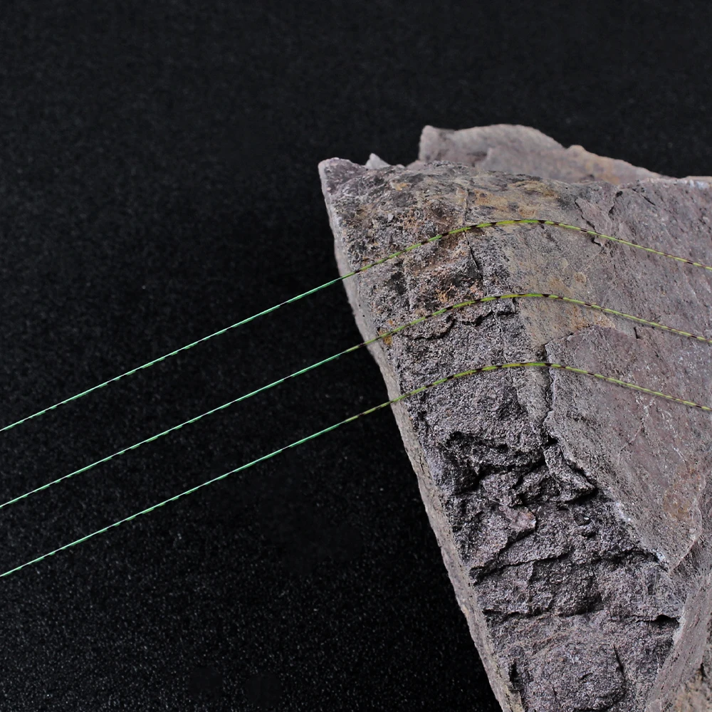 Línea manchada súper fuerte, línea de pesca Invisible de 100m, línea de pesca con revestimiento de fluorocarbono moteado, 0,20mm-0,50mm, 4,13LB-34,32LB - imagen 4