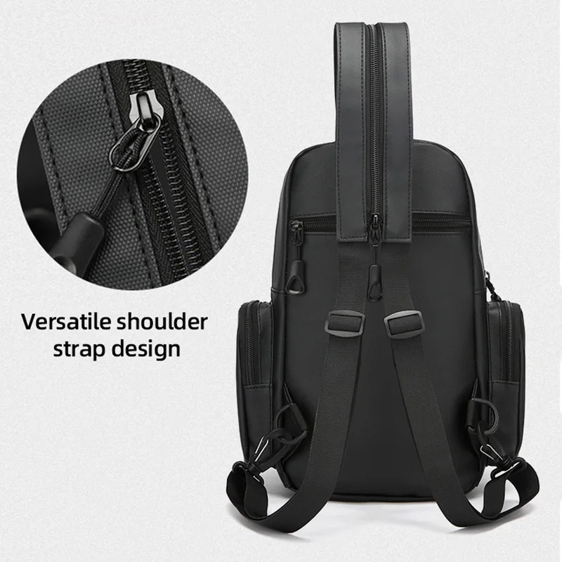 Bolsa de pecho de escalada para hombre, mochila de viaje con múltiples bolsillos, bolso de ciclismo para escalada al aire libre, bolsa deportiva pequeña, mochila escolar para fin de semana universitaria - imagen 5