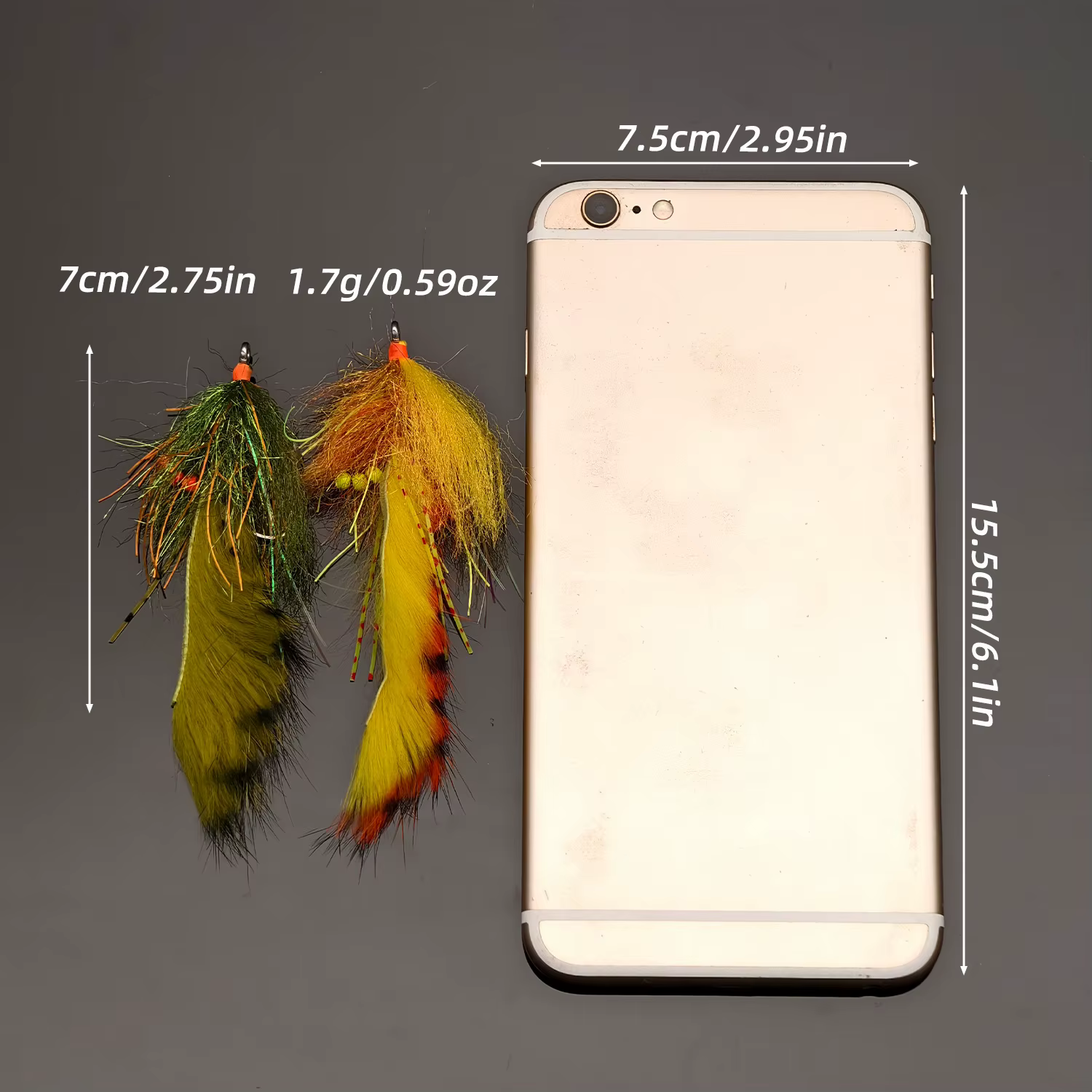 ANFS Big Zonker Streamer Moscas para Pesca Agua Dulce y Salada - imagen 5