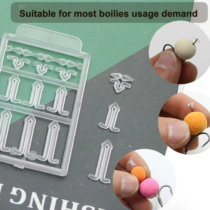 Tapón de cebo para pesca de carpa, aparejo extensor de pelo, accesorios de competición, 10 juegos - imagen 3