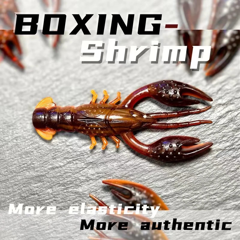 HAIMALUO-señuelo suave TPE para langosta, 65mm, 3,6g, martillo, cebo para camarones, cangrejos, gusanos, sábalo, langosta, Señuelos de Pesca - imagen 5